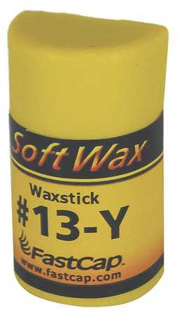 FASTCAP Soft Wax Filler System, 1 oz, Refill Stick, Yellow WAX13S-Y