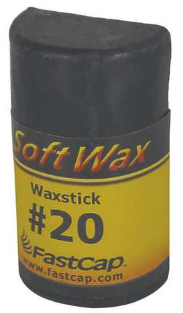 Fastcap Soft Wax Filler System, 1 oz, Refill Stick, Black WAX20S