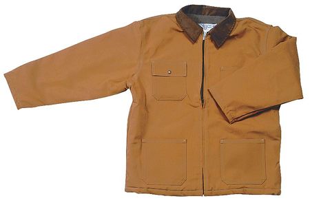 CONDOR Brown Cotton Duck Coat size L 3WE40