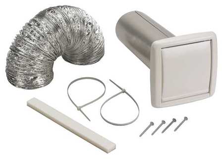 BROAN Wall Vent Kit, Flexible Duct, 5 ft. L WVK2A