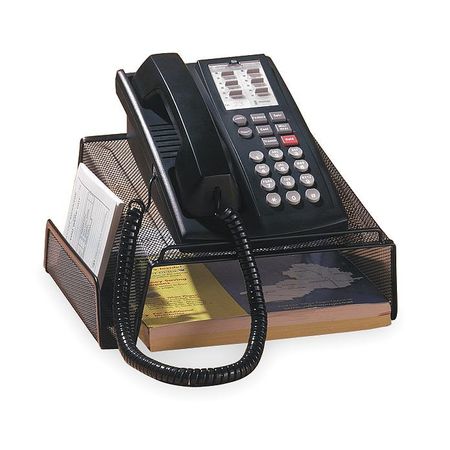 Rolodex Phone Planner Stand, Metal Mesh, Black 22151