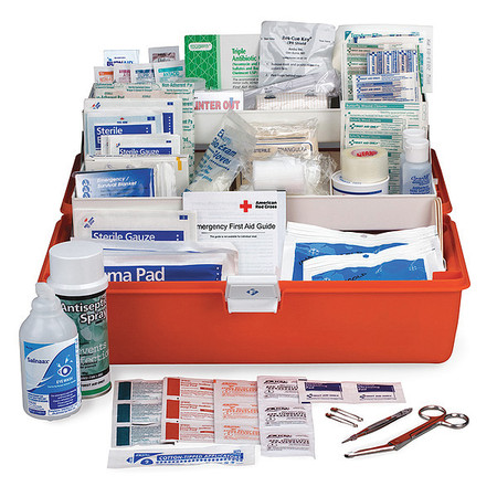 FIRST AID ONLY Bulk Response First Aid Kit, Plastic FA-504