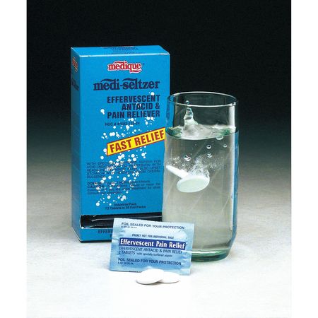 Medique Buffered Aspirin and Antacid, Tablet, PK72 13524