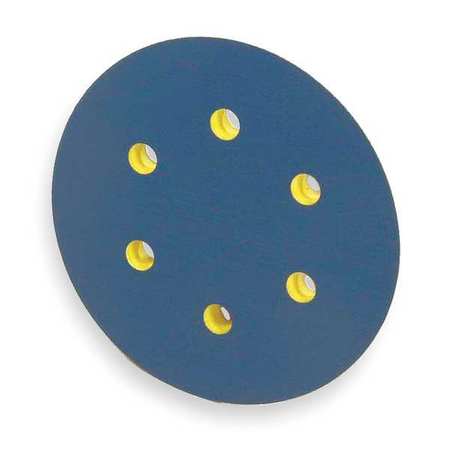 Norton Abrasives Adhesive/PSA Dsc BU Pad, 6 Hole, 6D 63642506142