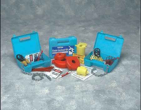 Brady Portable LockoutKit, Electrical/Valve, 150 LK043E