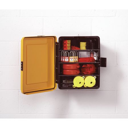 Brady Safety Lockout/Tagout Station, 17-1/8In H LC139E