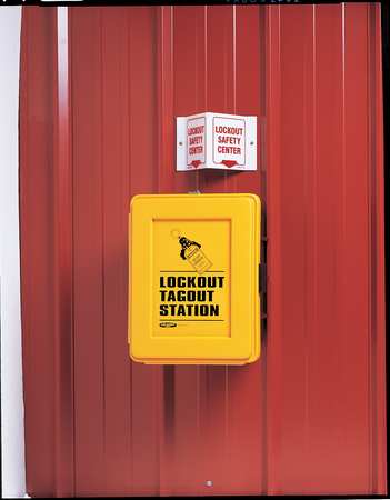 Brady Safety Lockout/Tagout Station, 17-1/8In H LC139E