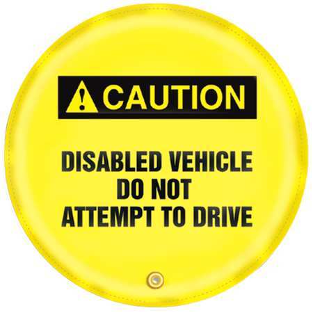 ACCUFORM Caution Sign, 24" H, 24 in W, Vinyl, English, KDD739 KDD739