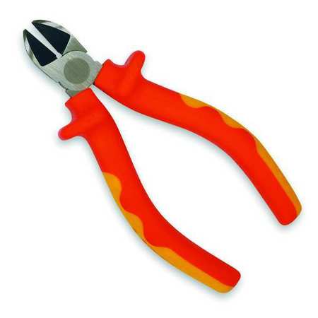 Westward 5-1/4" Insulated Diagonal Cutters, Flush Cut 3WY52