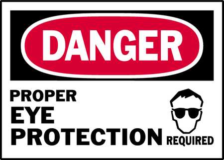 BRADY Danger Label, Instruction, 5 In. W, PK5, 86210 86210