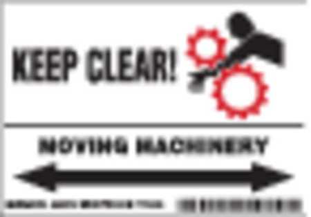 BRADY Machine/Equipment Label, Instruction, PK5, 86275 86275