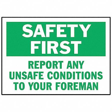 Brady Safety Label, 3-1/2 In. H, 5 In. W, PK5 86302