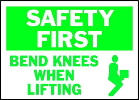 BRADY Safety Label, Instruction, 3-1/2 In. H, PK5 86191