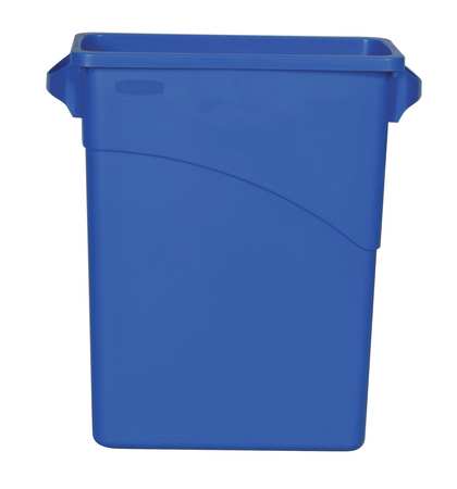 Rubbermaid Commercial 23 gal Dome Bottle and Can Recycling Top, 11 1/2 in W/Dia, Green, Plastic, 2 Openings FG269288GRN