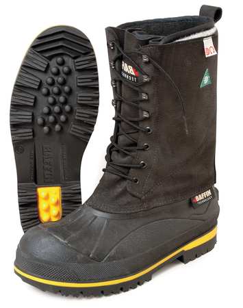 Baffin Winter Boots, Mens, 15, Lace, Steel, PR 9857-0998-001