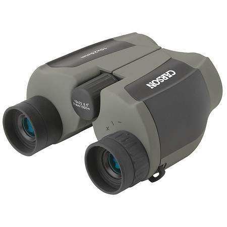 Carson Compact Binocular, 10 x 25 Magnification, BK-7 Prism, 342 ft Field of View @1000 yd Field of View JD-025