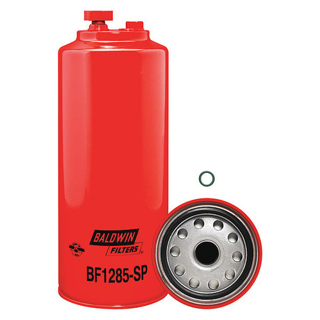 Baldwin Filters Fuel/Water Separator, 11-7/32x4-9/32 In BF1285-SP