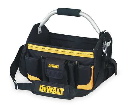 Dewalt Tool Bag, Black, Polyester, 26 Pockets DG5587