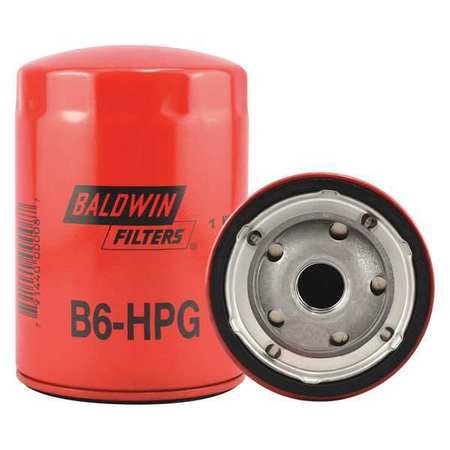 BALDWIN FILTERS Oil Fltr, Spin-OnFull-Flow B6-HPG