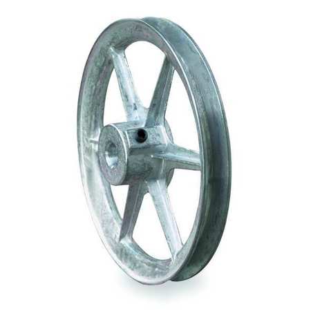 Congress 1 in Fixed Bore 1 Groove Standard V-Belt Pulley 6 in OD CA0600X100KW