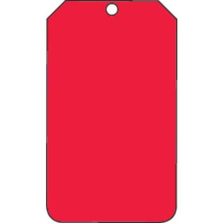 Accuform Danger Tag, 5-7/8 x 3-3/8 In, Bk/R, PK25 TSS101PTP