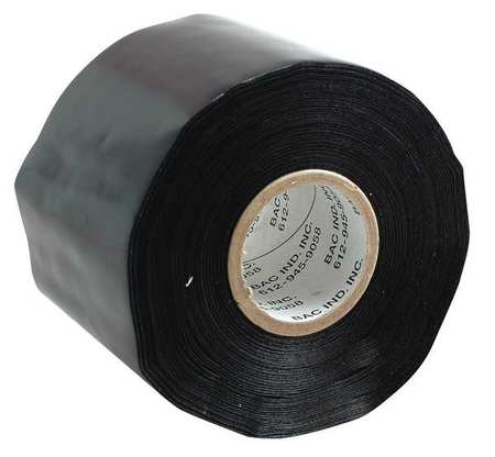 Bac Industries Tarp Tape, 3 In x 36 yd, 7.5 mil, Black TBL-108