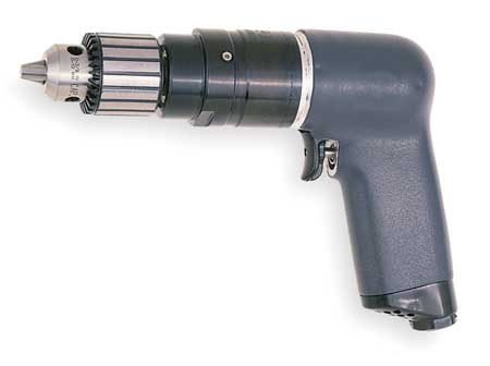 Ingersoll-Rand Air Drill, Industrial, Pistol, 3/8 In. 7AKST6