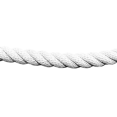 LAWRENCE METAL Classic Barrier Rope, Twisted, 6 ft L ROPE-TWST-32-06/0-X-XXXX-XX