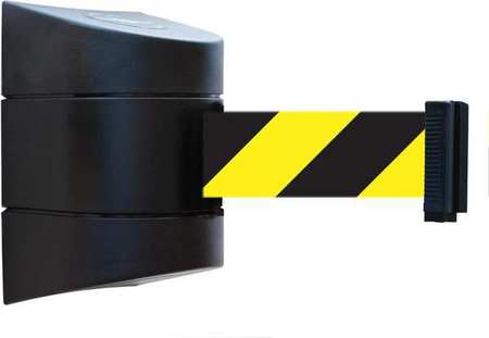 TENSABARRIER Belt Barrier, Black, Belt Yellow/Black 897-24-S-33-NO-D4X-C