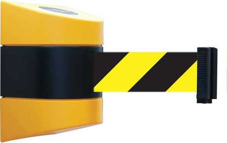 TENSABARRIER Belt Barrier, Yellow, Belt Yellow/Black 897-24-S-35-NO-D4X-C