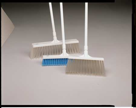 Remco 16 in Sweep Face Broom, Soft, Synthetic, Blue 31783/6053