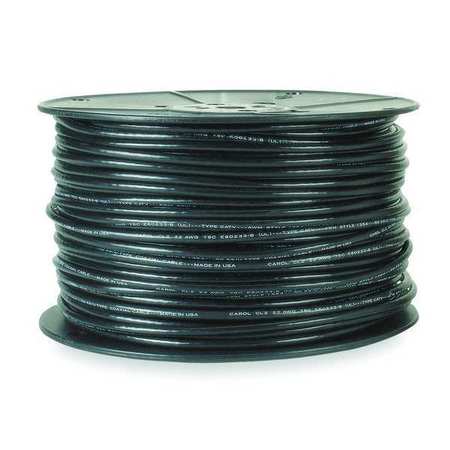 Carol Coaxial Cable, RG-6/U, 1000 ft., Black C5775.31.01