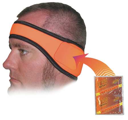 HEAT FACTORY Headband, Orange, Universal 1760-BO
