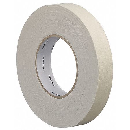 TAPECASE Cloth Tape, 1 In x 60 yd, 10.5 mil, White 15C776