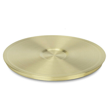 ADVANTECH MANUFACTURING Testing Pan Cover, Brass, 8 In CB8