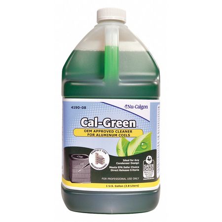 NU-CALGON Condenser Cleaner, Liquid, 1 gal, Straw 4190-08
