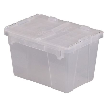 Orbis Clear Attached Lid Container, Plastic FP06 Clear