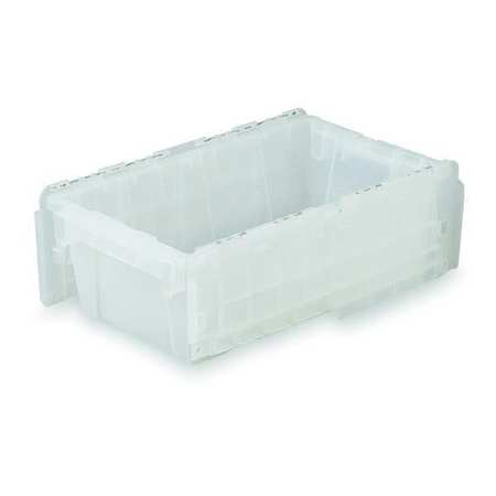 Orbis Translucent Attached Lid Container, Plastic FP03 Clear