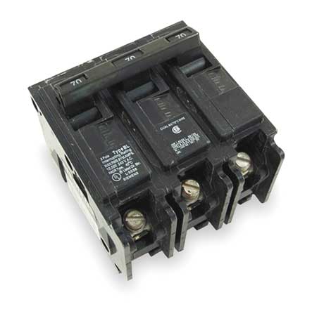 SIEMENS Miniature Circuit Breaker, BL Series 50A, 3 Pole, 240V AC B350