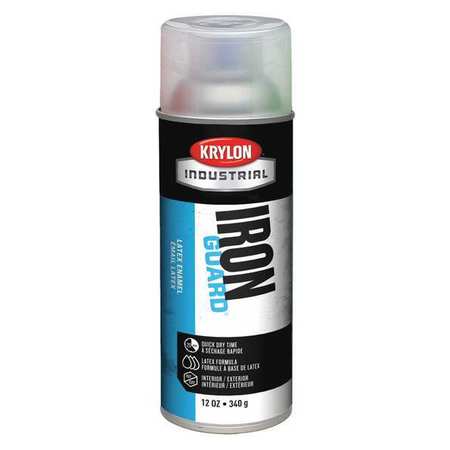 Krylon Industrial Spray Paint, Clear, High Gloss, 12 oz. K07900000