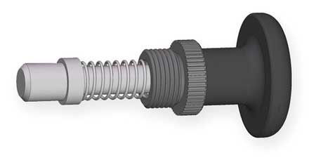 INNOVATIVE COMPONENTS Pop Pin Weld On Barrel, 1/2" Tip Dia., 0.560"L, Pull Knob GI1/2S1.5-B-PL5