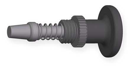 INNOVATIVE COMPONENTS Pop Pin Weld On Barrel, 5/16" Tip Dia., 0.600"L, Pull Knob GI5/16-1.5-BPL5