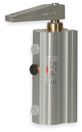DE-STA-CO Pneumatic Swing Clamp, 28 mm, 62 Lb 89R32-010-2