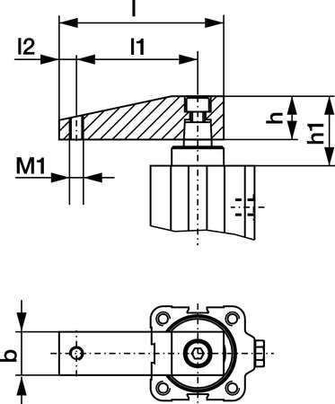 De-Sta-Co Pneumatic Swing Clamp Arm 8JG-215-1