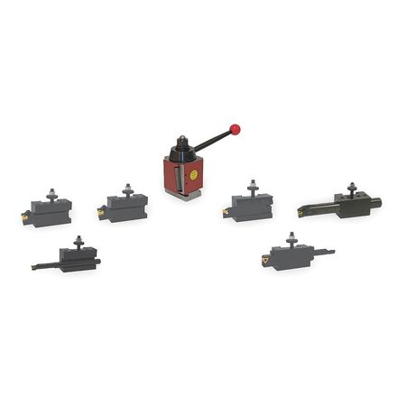 Dorian Tool Post & Holder Set, 7 PC, AXA Series SDN25AXA-BSII