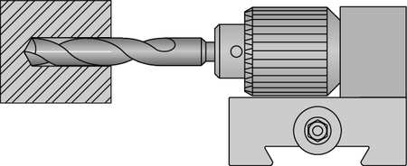 Dorian Tool Holder, Dovetail Drill Chuck, AXA D25AXA-35