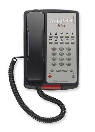Cetis Hospitality Feature Phone, Black Aegis-10-08 (BK)