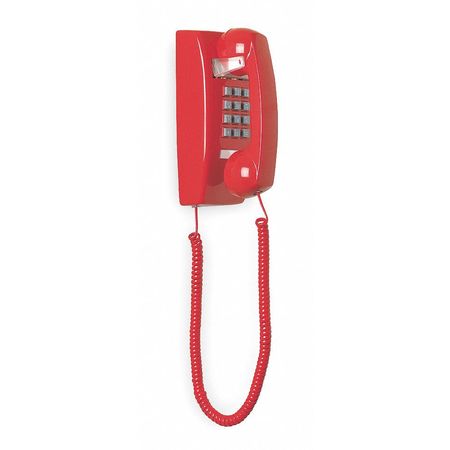 Cetis Standard Wall Phone, Red 2554E (Red)