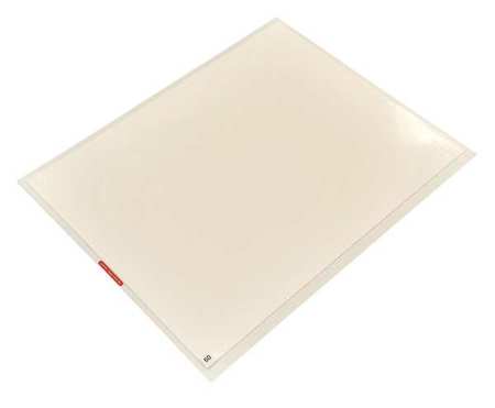 CROWN MATTING TECHNOLOGIES Disposable Tacky Mat with Frame, White, Thickness: 3.18mm WC 3125SW