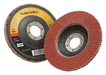 3M Cubitron Flap Disc, T27, 4-1/2in. x 7/8in., 60 7000148182